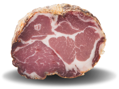 capocollo o coppa italian gourmet food