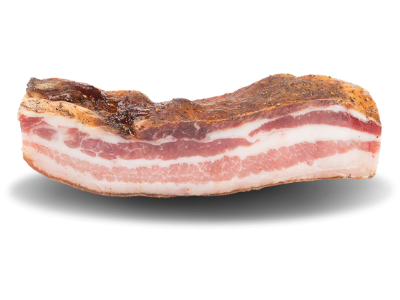 pancetta senza conservanti rigatino per bacon